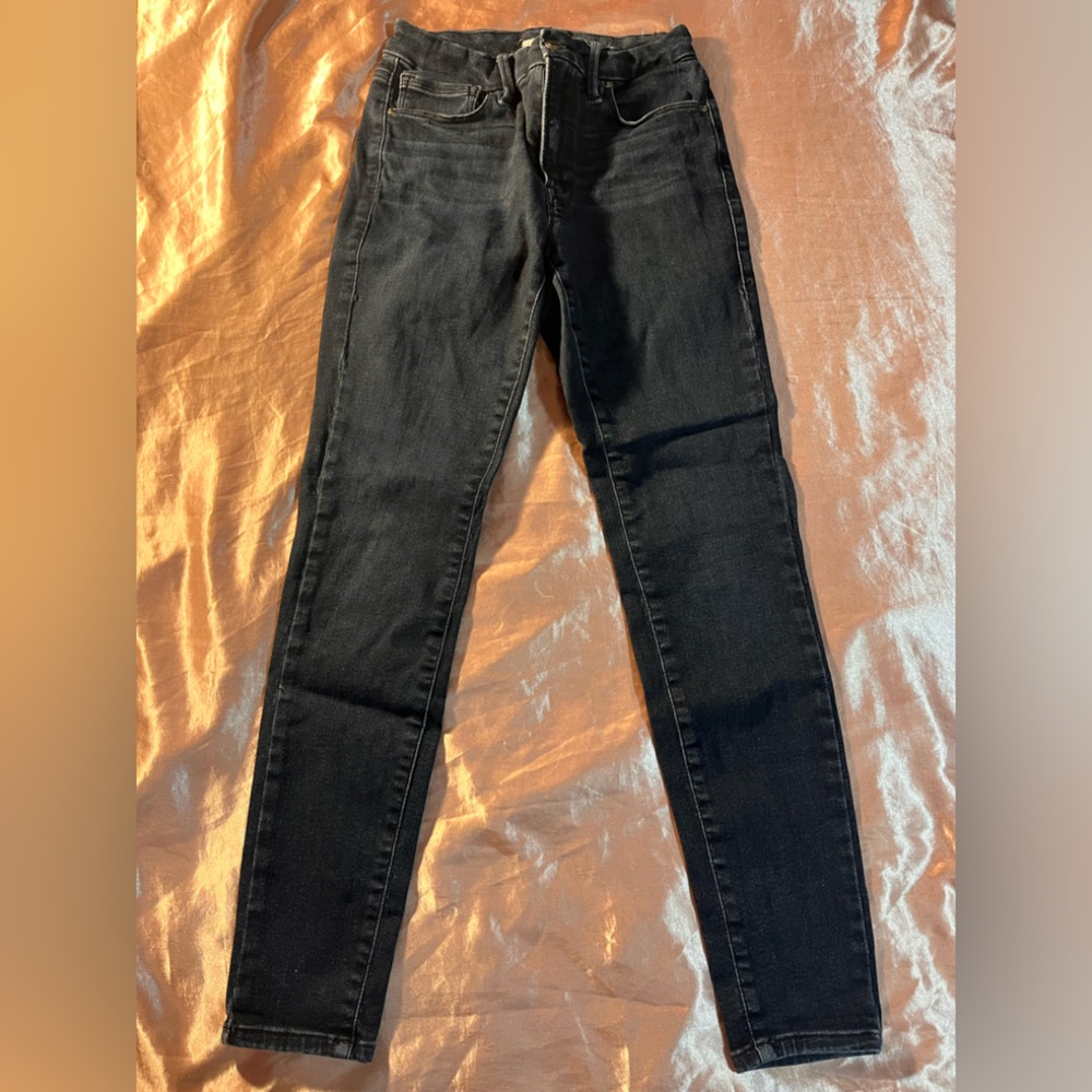 Dark Good American Jeans, lightly used